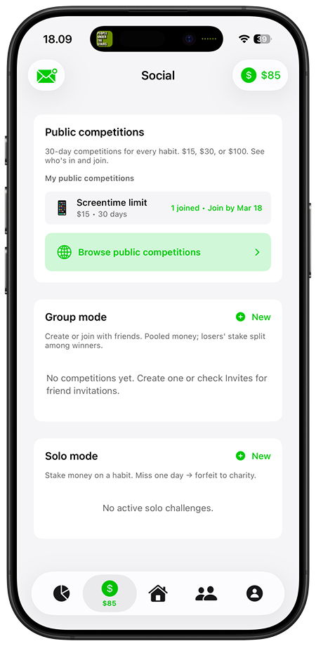 Reaith Reith — Build Habits With Real Stakes